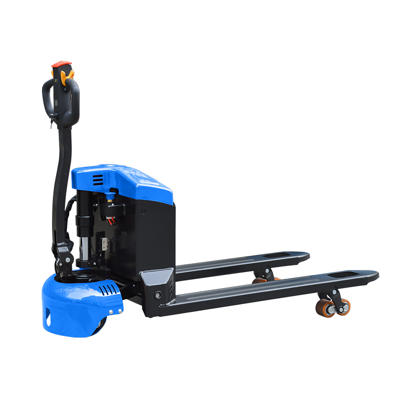 2000kg Leictreach Walkie Pallet Truck le haghaidh Trádstórais