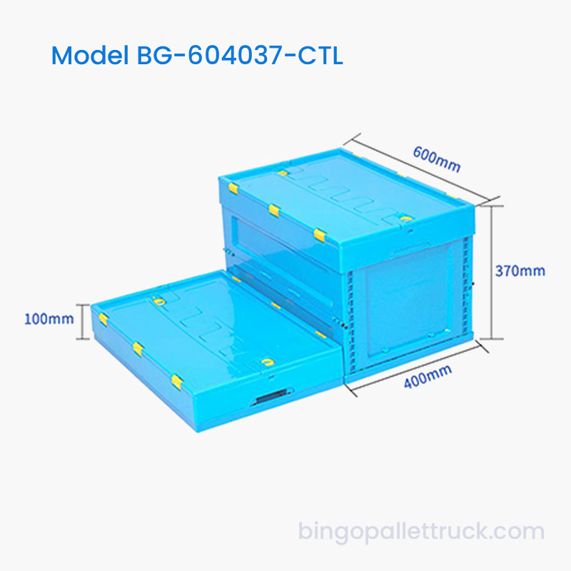 69L Tote Plaisteacha Collapsible Ard-Acmhainne le Lid