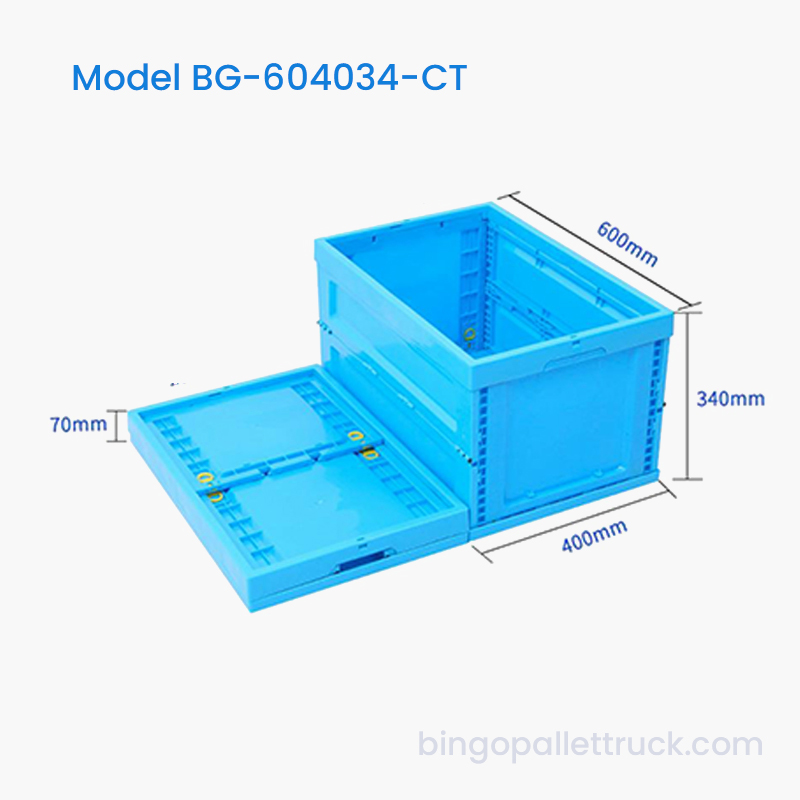 Bosca Tote Plaisteacha Collapsible 65L le haghaidh Iompar Earraí Bulc