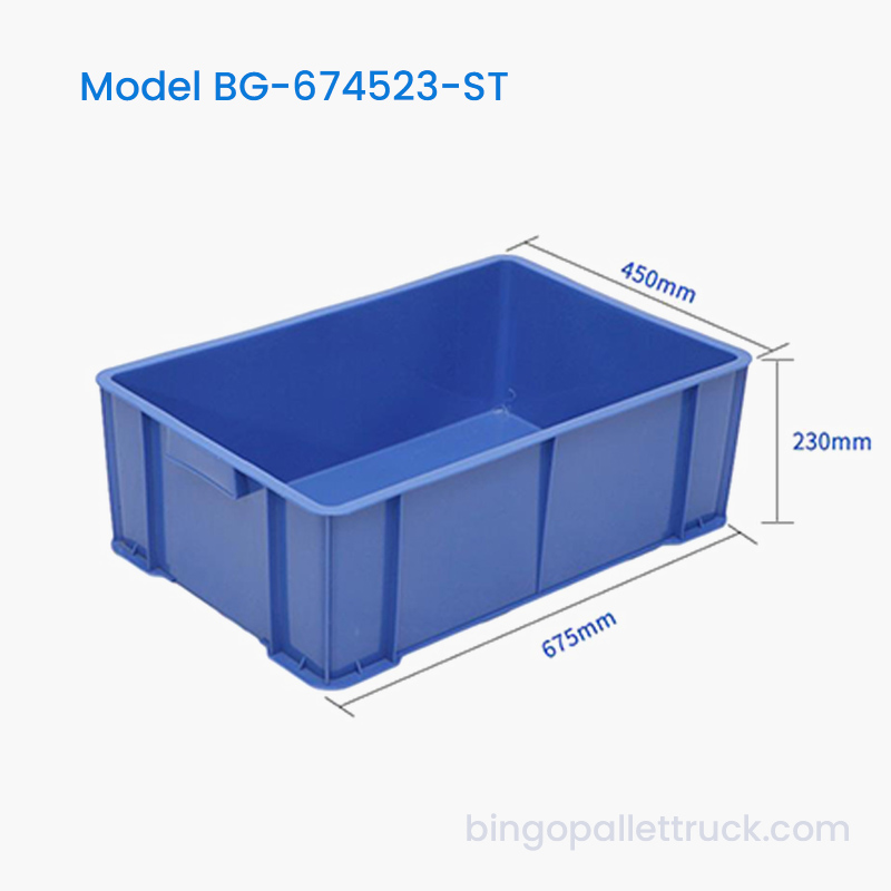 Bosca Tote Plaisteacha Stackable 58L le haghaidh Stóráil agus Iompar Bia