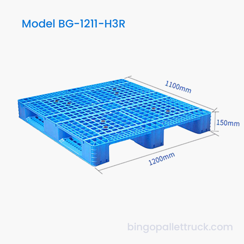 Grád Bia HDPE 1200x1100mm Pailéad Plaisteacha le haghaidh Láimhseáil Earraí Tirim