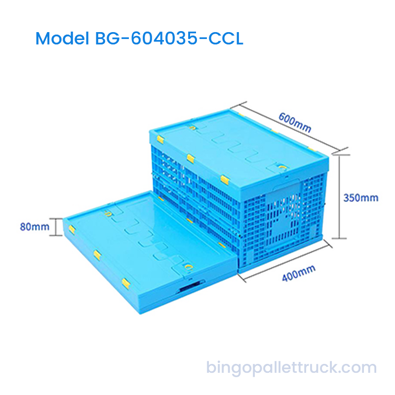 65L Shábháil Spáis cliathbhosca Plaisteacha collapsible le clúdach