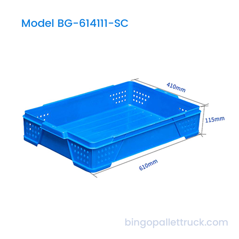 22L cliathbhosca Arán Plaisteacha HDPE Stackable le haghaidh Úsáid Bácús